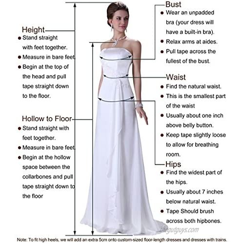 PEARL BRIDAL HOUSE PearlBridal Women's Appliques Chiffon Bridesmaid Dresses Backless High Neck Long Formal Evening Gowns