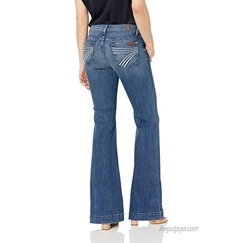 7 For All Mankind womens Flare Wide Leg Jean