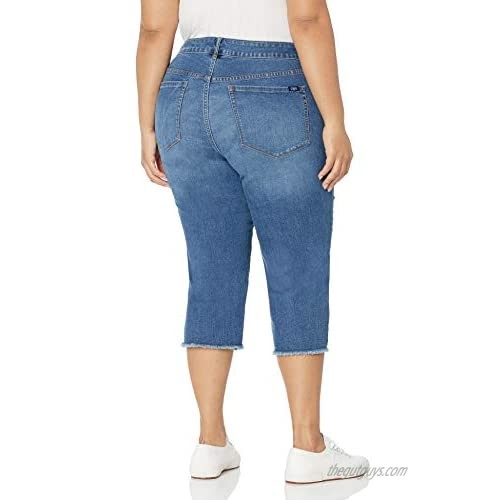 CHAPS Jeans Women's Mid Rise 21 Denim Capri