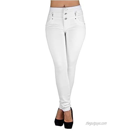 Colombian Design Butt Lift High Waist Skinny Jeans Plus/Junior Size