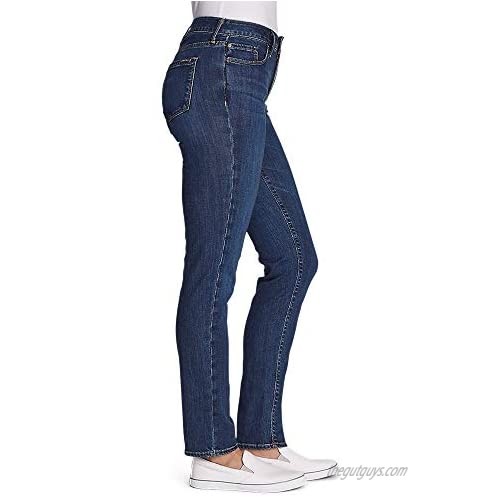 Eddie Bauer Women's Elysian Slim Straight High Rise Jeans
