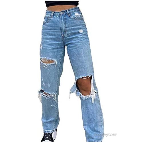 GOGOBO Y2K Fashion Jeans  Women's Denim Pants Hight Waisted Patchwork Straight Trousers Vintage Casual Pencil Trousers