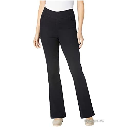 Woman Within Women's Plus Size Pull-On Bootcut Jean