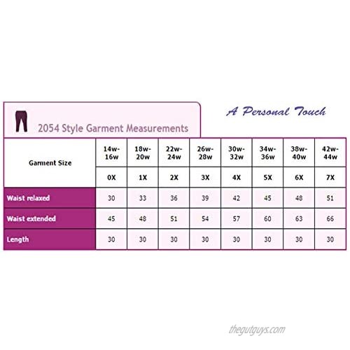 A Personal Touch Women's Plus Size Slinky Elastic Waist Pull-On Dress Pant