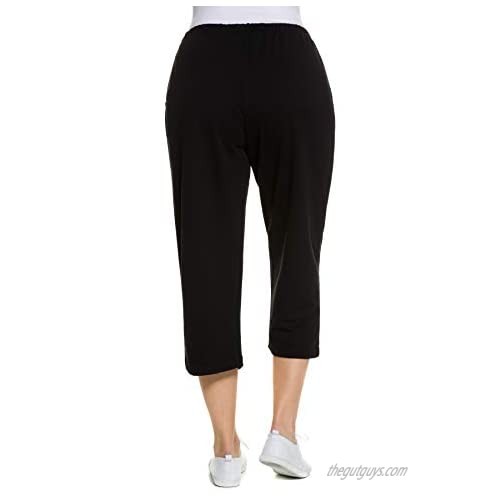 Ulla Popken Stretch Jersey Crop Pants 641038