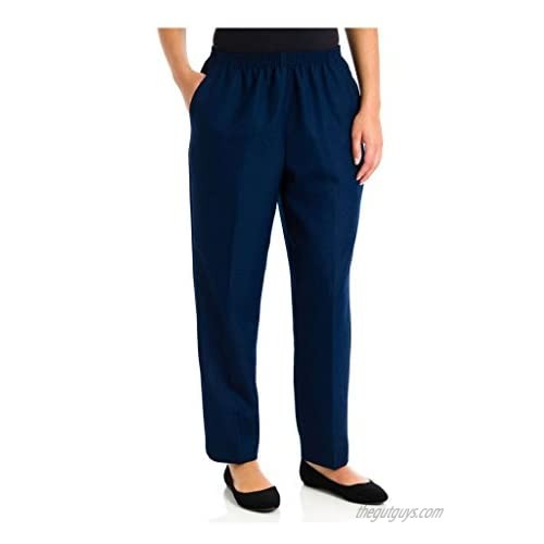 Alfred Dunner Pull-on Pants Navy 18