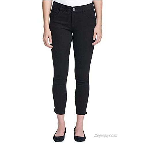 G.H. Bass & Co. Women's Comfort Comfort Waist Twill Waistband Skinny Ankle Crop Pants