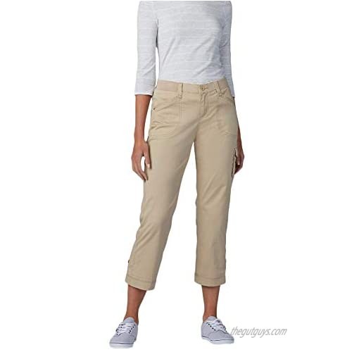Lee Women's Flex-to-go Relaxed Fit Cargo Capri Pant