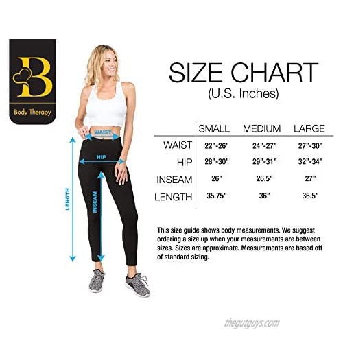 B BODY THERAPY High Waist Yoga Pants with Pockets Tummy Control Yoga Pants for Women Workout 4 Way Stretch Yoga Leggings