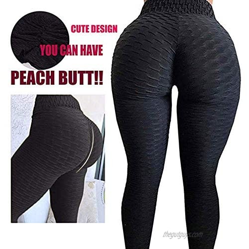 Draworld TIK Tok Leggings Butt Lift Anti Cellulite High Waist Yoga Pants Workout Stretchy Slimming Booty for Women