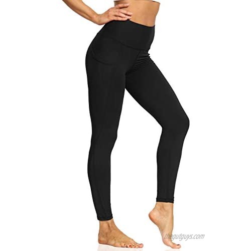 Foucome Buttery Soft Women's Leggings High Waisted Yoga Pants with Pockets Tummy Control Workout Tights