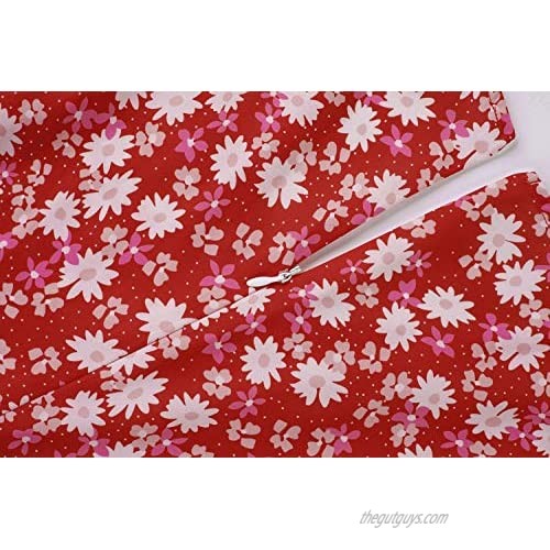 Bigyonger Womens Summer Floral Print Sleeveless Romper V Neck Shoulder Tie Strap Mini Playsuit