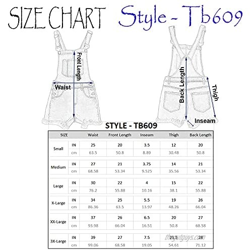 Women’s Summer Cute Denim Romper Overall Shorts – Frayed Hem Bib Shortalls CTB609LS Blue S
