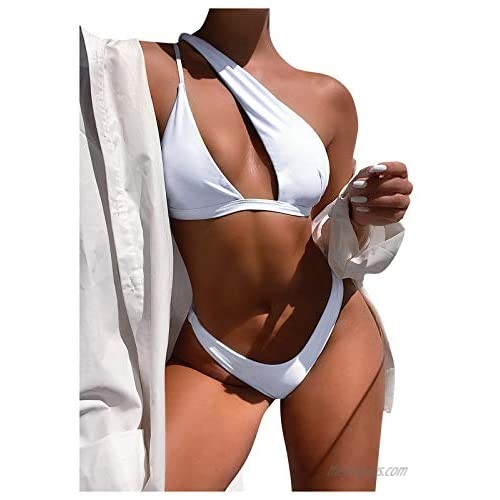 Fxbar Woman Swimwear Solid Color Rendering Printing Split Swimsuit Mini Thong Bikini Set Swimming Bathing
