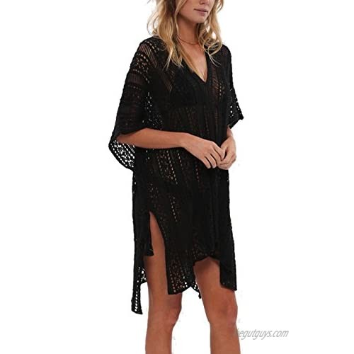 shermie Plus Size Swimsuit Cover up Womens Loose fit Beach Cover Up for Swimwear