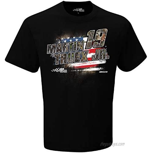 2021 NASCAR Camo Patriotic T-Shirt - USA Driver/Sponsor Short Sleeve Shirt Automotive Racing Apparel - Martin Truex  Jr.