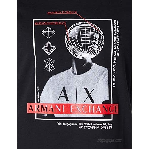 AX Armani Exchange Men's Graphic Jersey Cotton T-Shirt