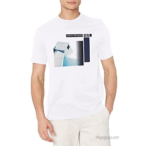 AX Armani Exchange Men's Texture Graphic Pima Cotton T-Shirt