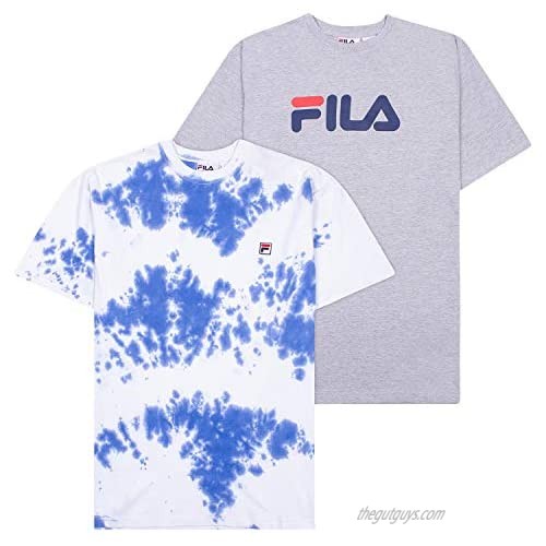 Fila T-Shirts for Men  Big and Tall Men Shirts  Tie Dye Tees  Shirt 2 Pack
