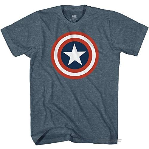 Marvel Captain America Avengers Shield Classic Logo T-Shirt