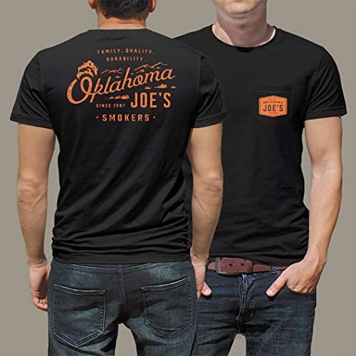 Oklahoma Joe's 5165688W20 Black Pocket T-Shirt Size XX-Large