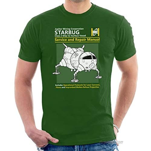 Red Dwarf Starbug Service and Repair Manual Men's T-Shirt