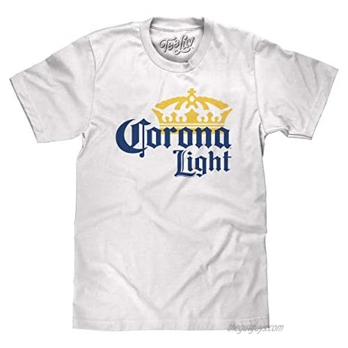Tee Luv Corona Light T-Shirt - Corona Beer Crown Logo Shirt