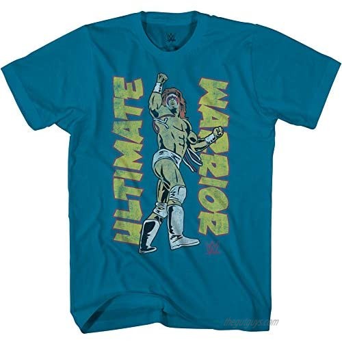 WWE Mens Ultimate Warrior Shirt - Ultimate Warrior - World Wrestling Champion T-Shirt