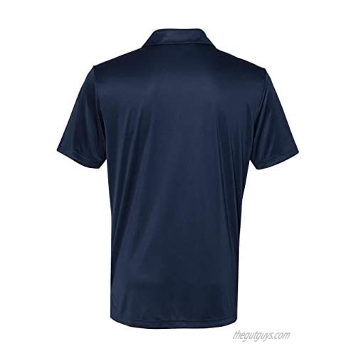 Mens Merch Block Sport Shirt (A236) - Navy/Grey Medium