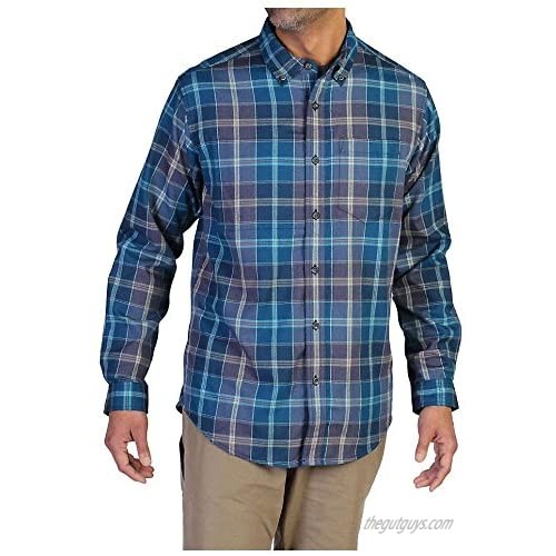 ExOfficio Men's Kegon Plaid Long Sleeve Shirt