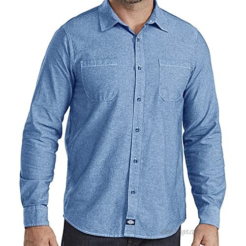Long-Sleeve Chambray Shirt