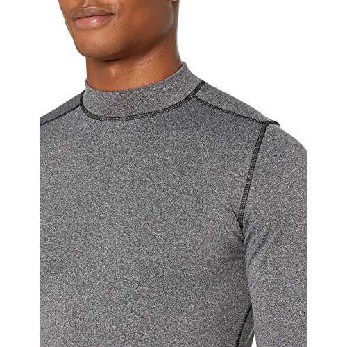 Essentials Men's Control Tech Thermal Long-Sleeve Mock Shirt