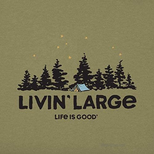 Life is Good Mens Crusher Outdoor Graphic T-Shirt