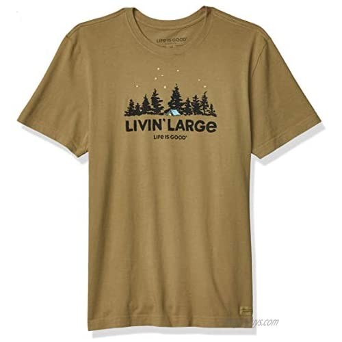Life is Good Mens Crusher Outdoor Graphic T-Shirt