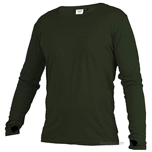 Merino 365 New Zealand 100% Merino Longsleeve Baselayer with Thumbloops - Select Color and Size