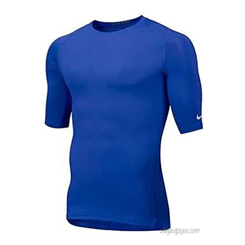 Nike Pro Cool Compression 1/2 Sleeve Top Blue Size L