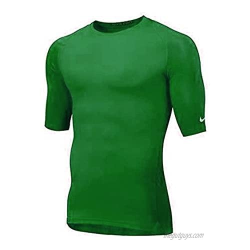 Nike Pro Cool Compression 1/2 Sleeve Top Green Size XL