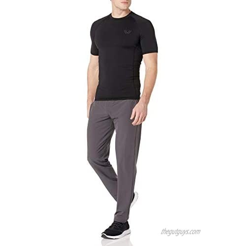 Peak Velocity Men's Sync 'Build Your Own' Compression-Fit Run Shirt (Crew Mock Sleeve-length)