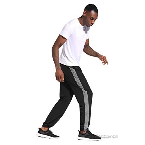 Aiboria Mens Jogger Sweatpants Quick Dry Sportwear Hiking Gym Workout Running Sports Pants Breathable with Pockets