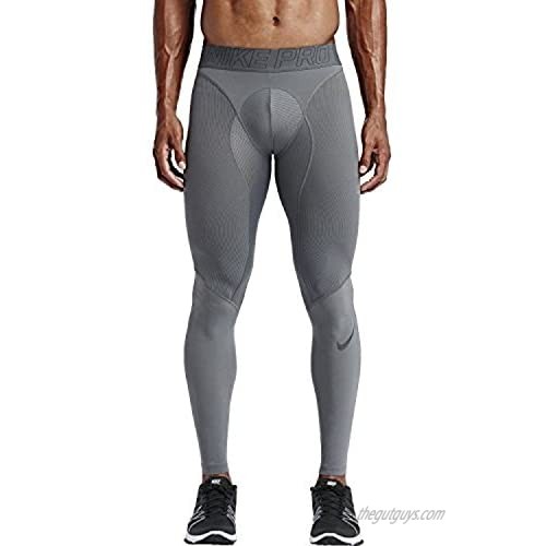 Nike Pro Men's Hyperwarm Compression Pants Grey 646368 065 (m)