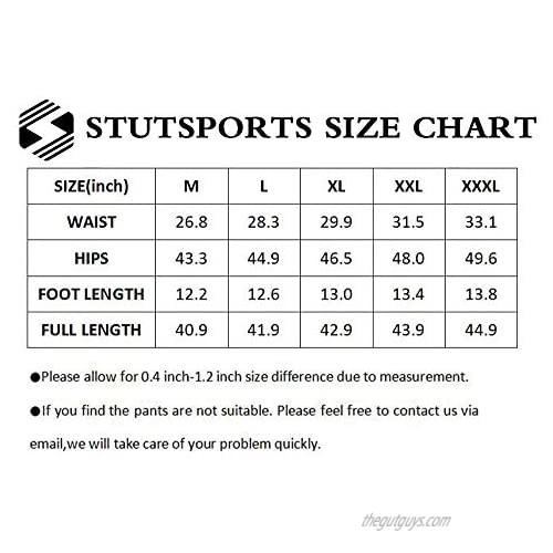 STUTSPORTS Men's Cycling Pants Windproof Bike Pants Long Riding Bicycle Tights Running Hiking Pants for Outdoor Activity