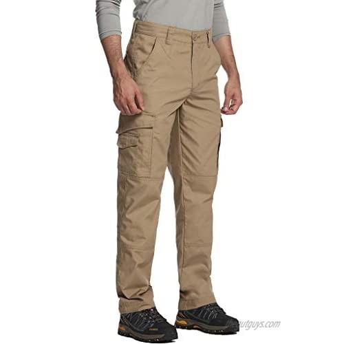 TRGPSG Men's Outdoor Hiking Pants  Water Repellent Ripstop Cargo Pants  Lightweight Causal Multi-Pocket Work Tactical Pants