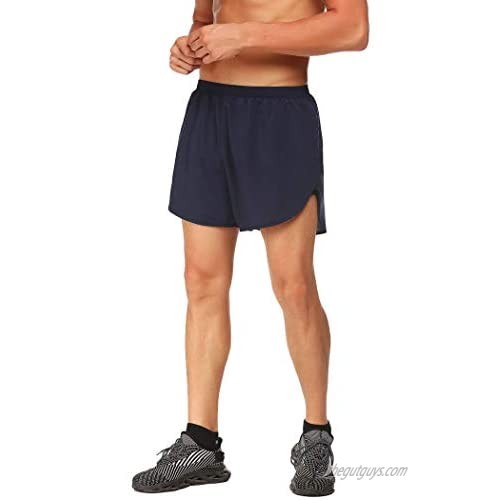 ADOME Running Shorts for Men with Liner Gym Workout Shorts Quick Dry Sports Shorts 3 inch
