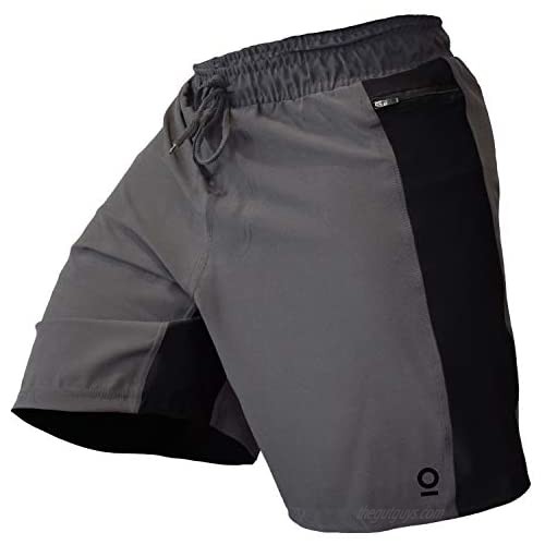 OPTIMAL HUMAN Men's WOD Workout Shorts - Best for Crossfit Bodybuilding Running Athletic Gym Workouts Active Perfomance