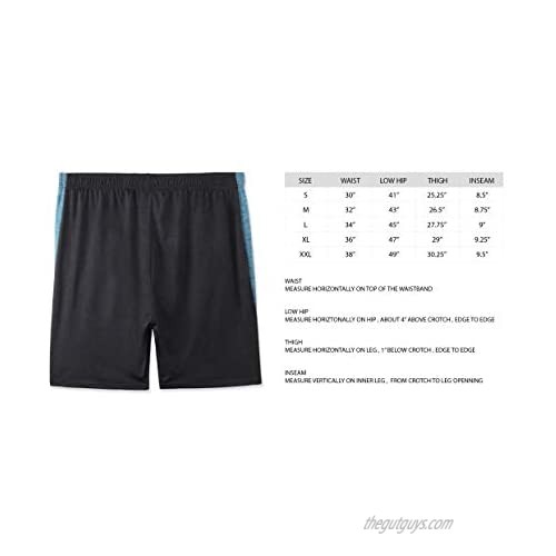 Vetemin Mens Active Lightweight Stretch Quick Dry Outdoor Running Hiking Shorts