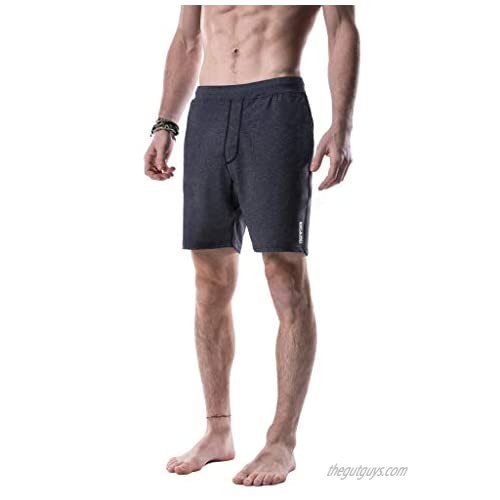 YOGA CROW Mens Pocketless Swerve Shorts w/Odor-Resistant Inner Liner