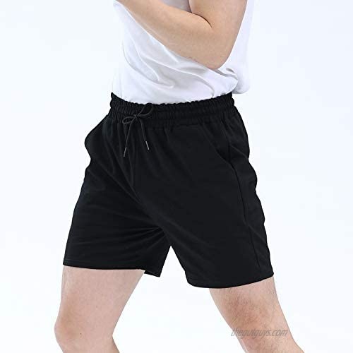 ZPYTF Men's 5 Inch Running Shorts Gym Athletic Shorts Drawstring Sports Shorts Workout Training Shorts with Pockets