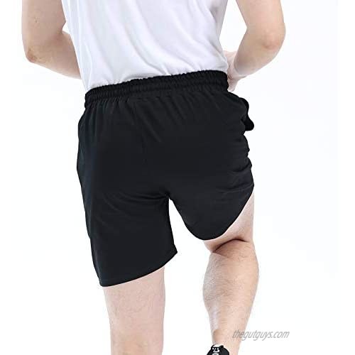 ZPYTF Men's 5 Inch Running Shorts Gym Athletic Shorts Drawstring Sports Shorts Workout Training Shorts with Pockets