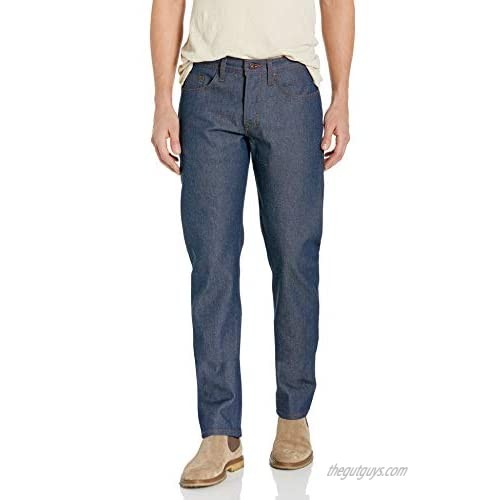 Naked & Famous Denim Men's Weirdguy Tapered Fit Jean in Natural Indigo Selvedge
