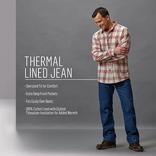 Wrangler Rugged Wear Men's Woodland Thermal Jean